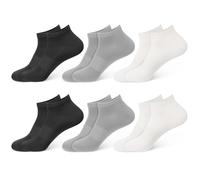 Zuimei Trainer Socks Womens 6-8,6 Pairs Invisible Socks Breathable Low Cut Ankle Sock Multipack Short Sports Sock for Ladies Running Walking Workouts