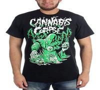 ZUINBU Cannabis Corpse Mens Baptized in Bud T Shirt Size XL Black