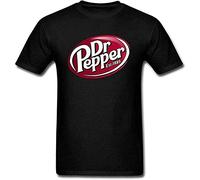 ZUINBU Men's Soft Drink Dr Pepper t-Shirt Size S Black