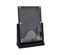 Zuiquity Galton Board Experiment Model, Interactive Probability Teaching Aid, Desktop Ornament, Tress-Relief, Enhance Learning(Size:black)