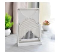 Zuiquity Galton Board Learning Tool, Interactive Probability Teaching Aid, Acrylic Normal Distribution Model, Friendly Desktop Decor Stress-Relief(Size:White)