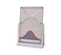 Zuiquity Galton Board Probability Demonstrator Model, Desktop Ornament, Effective Statistical Law Demonstration, with 17500 Metal Beads(Size:red)