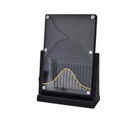 Zuiquity Galton Board Probability Demonstrator Model, Desktop Ornament, Effective Statistical Law Demonstration, with 17500 Metal Beads(Size:black)