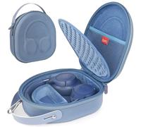 ZUJFPL EVA Hard Shell Case for JBL TUN 670NC/520BT/770NC/720BT and JBL Live 670NC/770NC and Anker Soundcore Life Q20i Wireless Headphones, Premium Travel Protective Headphone Storage Bag - Blue