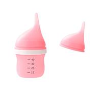 ZUJIABAO 1. Silicone Kitten Nursing Bottle with Adjustable Anti-Choke Design & Ergonomic Grip for Newborn Cats Ergonomic Kittens Nursing Bottle