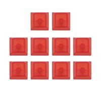 ZUJIABAO 10Pcs Transparents PC Original Height Keycaps Mechanical Keyboards Matte Frosteds for Game Lovers High Light Transmission Keycaps