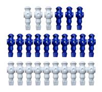 ZUJIABAO 26Pcs Foosball Men Replacement Soccer Table Player Games Player Figure Components Football Table Accessories Enduring Games Player Figure