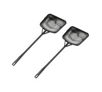 ZUJIABAO 2Pcs Square Aquarium Fish Tanks Fishing Net Portable Long Handle Landing for Float Item Cleanning Tool Enduring Long Handle Dip