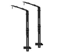 ZUJIABAO 5.0mm Heavy-Duty Aluminum Marine Light Bracket Adjustable Height & Corrosion-Resistant Fish Mount Thin Plan Marinepark Light Stand