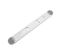 ZUJIABAO Double Heights Portable Computer Stand Foldable Frame SelfStick Base Ventilation Holes for Efficient Heat Management SelfAdhesive Laptop Stand for Travel