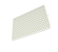 ZUJIABAO Double Layer Cats Litter Tray Mat Leakproof Silicone Detachable Washable Foldable Trapping Pad for Cage Floor Foldable Cats Sand Trapping Pad