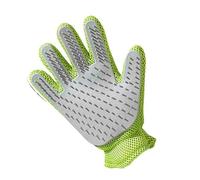 ZUJIABAO Double Sided Silicone Pet Grooming Glove for Efficient Hair Removal and Relaxing Massage on Cats and Dogs Cats Shedding