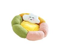 ZUJIABAO Elegant Ellipsoidal Soft Lying Area With Heightened Fringes For Back Arrangement And Not Slip Base Record Player Intermediate Animals Comfortable Puss Bed Tall Fringes