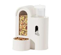 ZUJIABAO Hamster Cage Essential Food Water Feeder with AntiSpill Detachable Design Feeding Watering Station Cage Habitats Decors Hamster Feeding Station with Water Dispenser