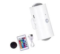 ZUJIABAO Motion Sensors Wall Lamp Bedroom Wall Sconce 16 Color Double Head LED Night Light Double Head LED Night Light