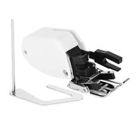 ZUJIABAO Sewing Machine Side Cutter Presser Foot Multifunctional Stitching Presser Foot with Guide Rod for Fabric Stitching Quick Install