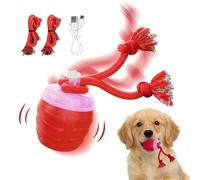 ZUJIABAO Smarted Interactively Dog Chasing Ball with Motion Three Speed Setting and Sounds Playbacks for Various Floor Upgraded Dog Toy Electric Dog Toy