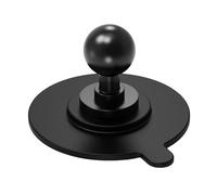 ZUJIABAO Sturdy Aluminum Alloy 17mm Ballhead Suction Cup Mount Holder For Action Cameras Multi Surfaces Adhesive Holder Aluminum Action Camera Accessories