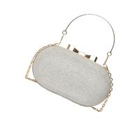 ZUJIABAO Stylish Evening Bag Shoulder Purse With Embellished Handbag Chain Strap For Weddings And Social Gatherings Work Handbag