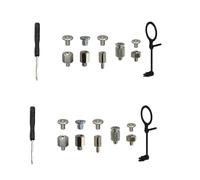 ZUJIABAO Universally SSD Mounting Screw Set AntiCorrosion Metal Fasteners with Ergonomic Driver for Motherboard Installation Resistant