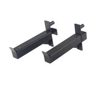 ZUKAM Barbell Safety Catches Squat Rack Safety Arm Spotter Fit for 2.36x2.36 Power Rack Cage with 1" or 5/8" Hole