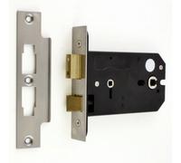 ZUKH3127SS Horizontal Bathroom Lock 127mm Stainless Steel Faced by Zoo Hardware