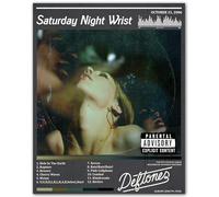 ZUKIY Saturday Night Wrist Deftones Dreamscape - Rock Poster Wall Art 8x10 Unframed - Metal Band Inspired Decor for Bedroom Studio Office - Emo Goth Aesthetic Tapestry Style Print for Music Lovers