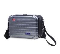 ZUKKA Bicycle 8 Inch Frame Bag Hard Case Plastic ABS Suitable for Brompton Large Waterproof Storage Crossbody Grey
