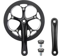 ZUKKA Bicycle Crankset 52T Aluminium Alloy 165 mm Arm for 6-10 Speed Mountain Bike Folding Bike E-Bike Cruiser Bike Square Taper