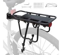 ZUKKA Bicycle pannier rack set for 26-29 inch/700C bicycles | Adjustable universal iron pannier rack bicycle, maximum load 110 lbs (50 kg), for mountain biking and road cycling