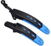 ZUKKA Bike Fender Set Mudguard Set Front and Rear 2 Parts-Universal Full Cover Thicken Widen Bicycle Adjustable Bike Fender Mud Guard Mudflap for MTB Road Bike Mountain Bike Blue