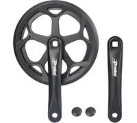 ZUKKA Prowheel Tourney Bicycle Crankset 48T/52T Aluminium Alloy Arm for Single Speed 1/6/7/8 Speed 170 mm City Bike, Fat Bike, E-Bike, Folding Bike