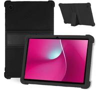 zukof Case for T-Mobile REVVL Tab 2 10.1 Inch Android Tablet - Durable Grip Protection Silicone Case with Kickstand (Black)