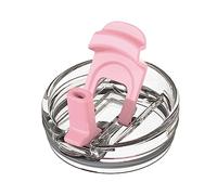 Zukro Replacement Lid for 50 oz & 40 oz Reduce Tumbler, Fit for 42 oz, 35 oz, 30 oz Yeti Rambler, Leakproof 2-in-1 Flip Straw Lid, Press-in, Fit for Hydrapeak 40 oz Tumbler, Pink