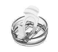 Zukro Replacement Lid for 50 oz & 40 oz Reduce Tumbler, Fit for 42 oz, 35 oz, 30 oz Yeti Rambler Tumbler, Leakproof 2-in-1 Flip Straw Lid, Press-in, Fit for Hydrapeak 40 oz tumbler, Snow White