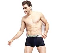 Zuku Life Ice Silk Mesh Boxer da Uomo(Blue L)