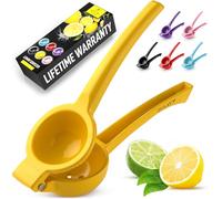 Zulay Kitchen Metal Lemon Squeezer - Durable Citrus Juicer - Manual Press for Extracting the Most Juice Possible