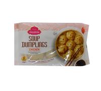 Zulekha's Soup Dumplings Chicken 210g Juicy filling Made with Chicken in a Tender Wrapper Fully Cooked, Ready in Minutes Pack of 1