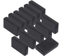 Zulkit 12Pcs Project Boxes ABS Plastic Electrical Project Case Power Junction Box Black 2.28 x 1.38 x 0.59 inch (58 x 35 x 15 mm)