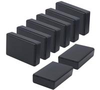 Zulkit 8Pcs Project Boxes ABS Plastic Electrical Project Case Power Junction Box Black 3.15 x 1.97 x 0.83 inch (80 x 50 x 21 mm)