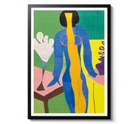 Zulma by Henri Matisse, Abstract Portrait, Woman with Vase and Flower Wall Art Print, Vintage 1950 Decor Gift, Archival Matte, A2 (Print Only) - 59.4x42cm