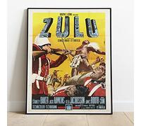Zulu - Classic Movie Poster 30" x24" Vintage Movie Retro Advertising Classic Reproduction Michael Caine Stanley Baker et al NM0075