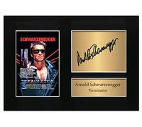 Zulu Image Arnold Schwarzenegger The Terminator Signed A4 Printed Autograph Photo Reproduction Print Picture Display No16, Black