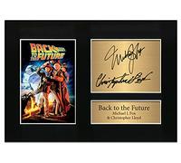 Zulu Image Back to the Future Michael J Fox & Christopher Lloyd A4 Printed Autograph Photo Reproduction Print Picture Display No27