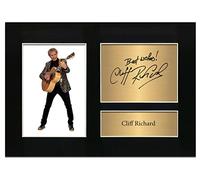 Zulu Image Cliff Richard Memorabilia A4 Printed Autograph Photo Reproduction Print Picture Display No98, Black