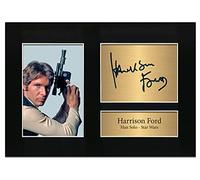Zulu Image Harrison Ford | Star Wars | Han Solo | Autograph A4 Printed Photo Reproduction Print Picture Display No38, Black