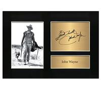 Zulu Image John Wayne Memorabilia A4 Printed Autograph Photo Reproduction Print Picture Display No97, Black
