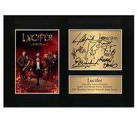 Zulu Image Lucifer Cast Signed Autograph Series Season| A4 Printed Photo Reproduction Print Picture Display No77, Black