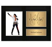 Zulu Image Michael Jackson Autograph Signed Memorabilia A4 Printed Autograph Photo Reproduction Print Picture Display No109, Black