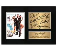 Zulu Image No Time To Die Daniel Craig James Bond 007 Cast Signed Poster | Autograph A4 Printed Photo Reproduction Print Picture Display No76